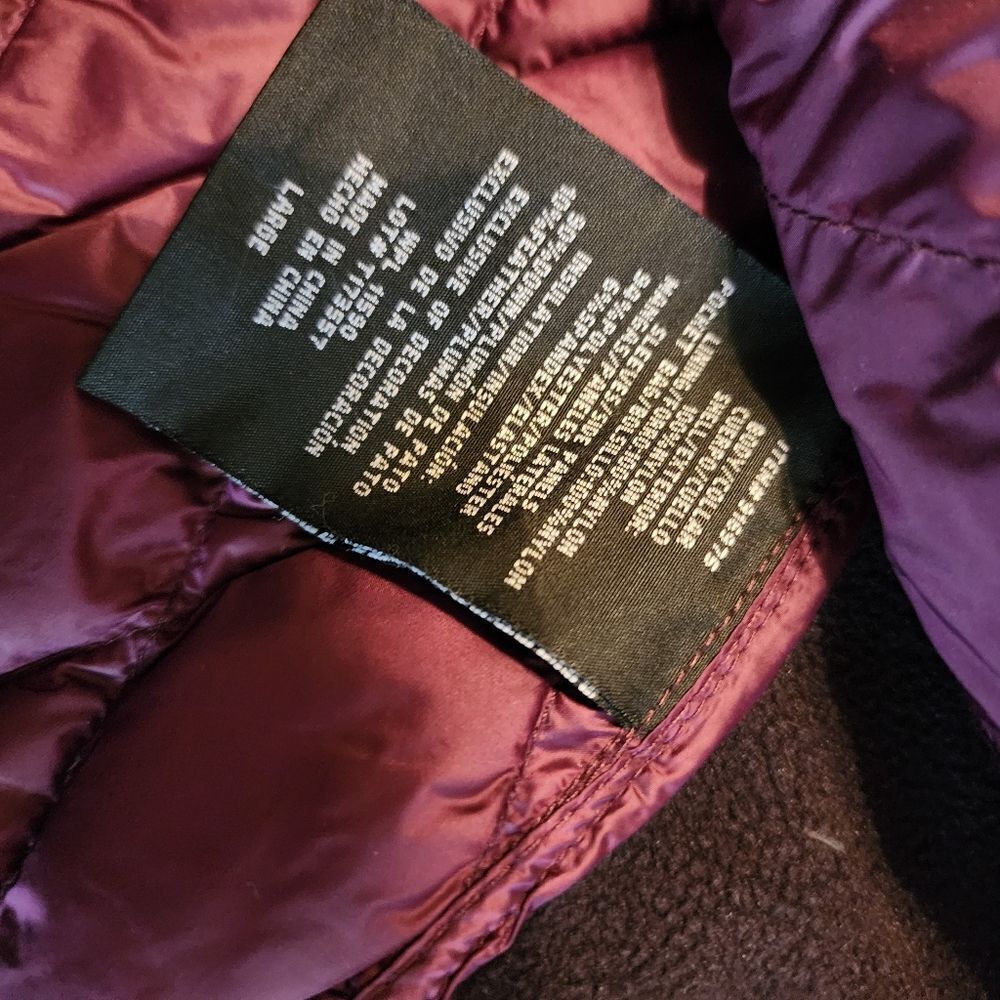 Purple puffy jacket - Picture 3 of 5